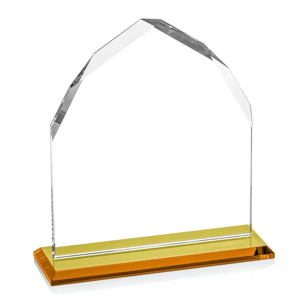 The Starfire Crystal Montibello VividPrint™ Award features interchanging front and back... from ASI 84592 St Regis Group / St Regis