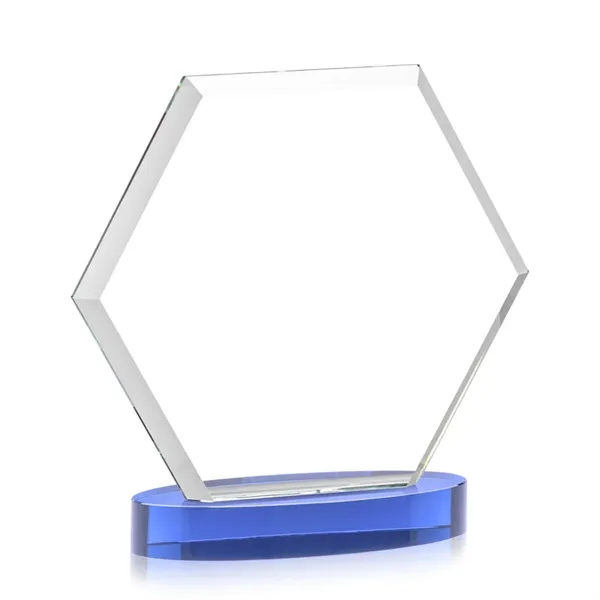 The Barnett VividPrint™ Award features a beautifully beveled Starfire Crystal Hexagon... from ASI 84592 St Regis Group / St Regis