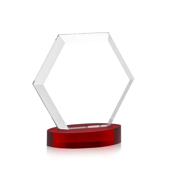 The Barnett VividPrint™ Award features a beautifully beveled Starfire Crystal Hexagon... from ASI 84592 St Regis Group / St Regis