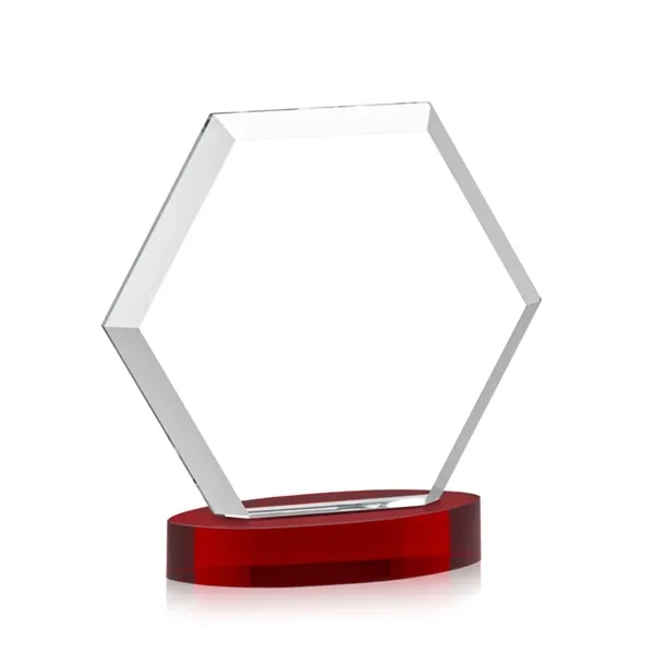The Barnett VividPrint™ Award features a beautifully beveled Starfire Crystal Hexagon... from ASI 84592 St Regis Group / St Regis