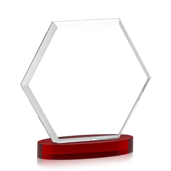 The Barnett VividPrint™ Award features a beautifully beveled Starfire Crystal Hexagon... from ASI 84592 St Regis Group / St Regis