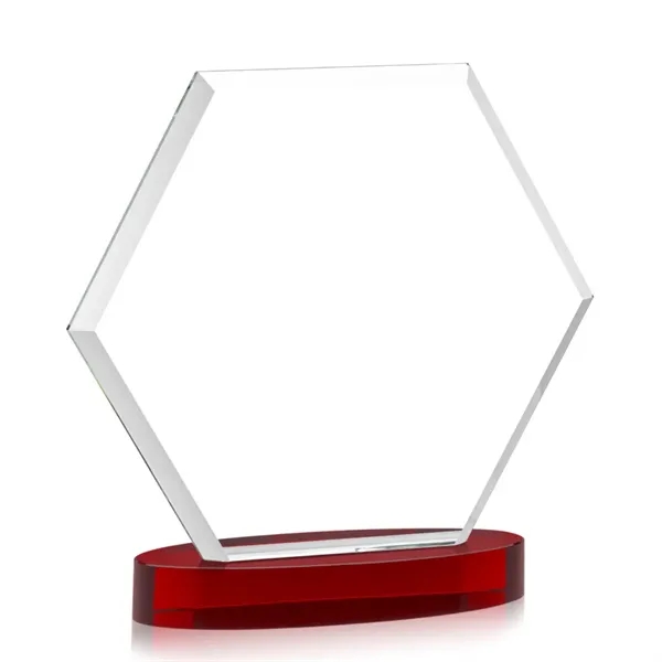 The Barnett VividPrint™ Award features a beautifully beveled Starfire Crystal Hexagon... from ASI 84592 St Regis Group / St Regis