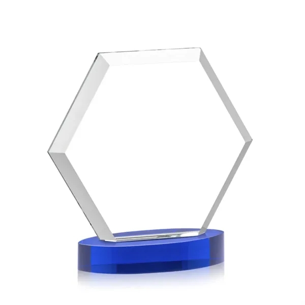 The Barnett VividPrint™ Award features a beautifully beveled Starfire Crystal Hexagon... from ASI 84592 St Regis Group / St Regis