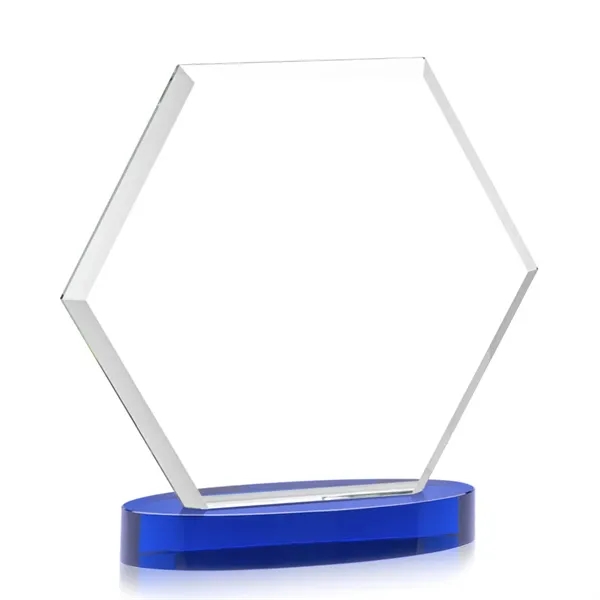 The Barnett VividPrint™ Award features a beautifully beveled Starfire Crystal Hexagon... from ASI 84592 St Regis Group / St Regis