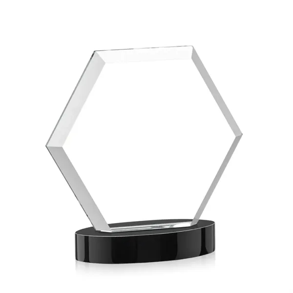 The Barnett VividPrint™ Award features a beautifully beveled Starfire Crystal Hexagon... from ASI 84592 St Regis Group / St Regis