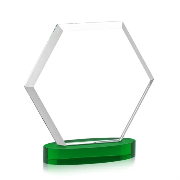 The Barnett VividPrint™ Award features a beautifully beveled Starfire Crystal Hexagon... from ASI 84592 St Regis Group / St Regis