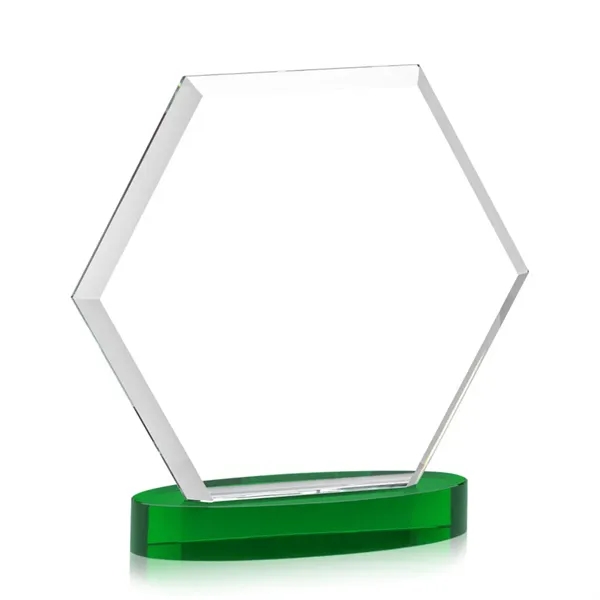 The Barnett VividPrint™ Award features a beautifully beveled Starfire Crystal Hexagon... from ASI 84592 St Regis Group / St Regis