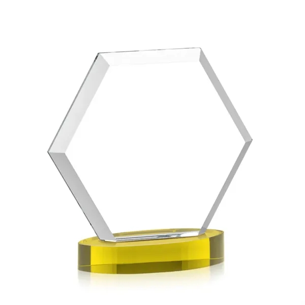 The Barnett VividPrint™ Award features a beautifully beveled Starfire Crystal Hexagon... from ASI 84592 St Regis Group / St Regis