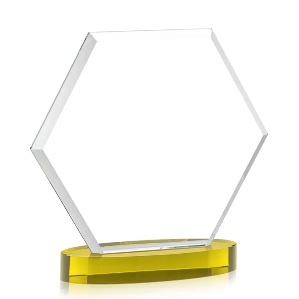 The Barnett VividPrint™ Award features a beautifully beveled Starfire Crystal Hexagon... from ASI 84592 St Regis Group / St Regis
