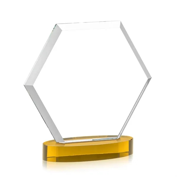 The Barnett VividPrint™ Award features a beautifully beveled Starfire Crystal Hexagon... from ASI 84592 St Regis Group / St Regis