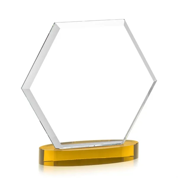 The Barnett VividPrint™ Award features a beautifully beveled Starfire Crystal Hexagon... from ASI 84592 St Regis Group / St Regis