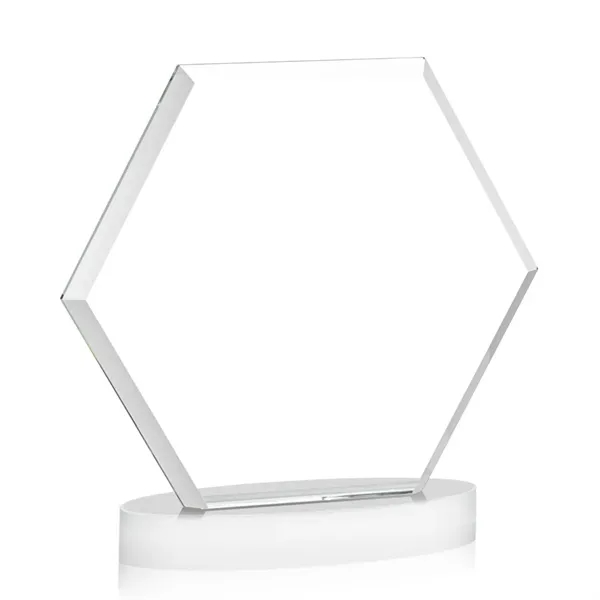 The Barnett Award features a beautifully beveled Starfire Crystal Hexagon mounted... from ASI 84592 St Regis Group / St Regis