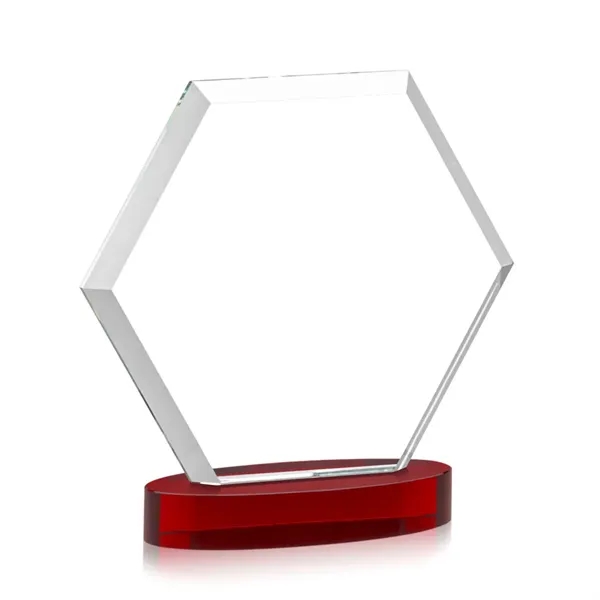 The Barnett Award features a beautifully beveled Starfire Crystal Hexagon mounted... from ASI 84592 St Regis Group / St Regis