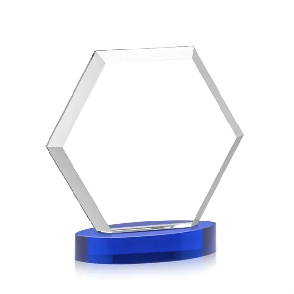The Barnett Award features a beautifully beveled Starfire Crystal Hexagon mounted... from ASI 84592 St Regis Group / St Regis