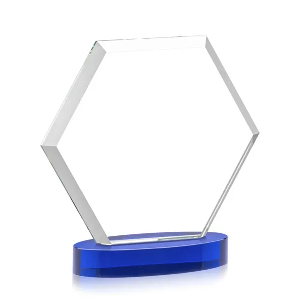The Barnett Award features a beautifully beveled Starfire Crystal Hexagon mounted... from ASI 84592 St Regis Group / St Regis