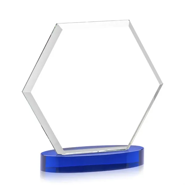 The Barnett Award features a beautifully beveled Starfire Crystal Hexagon mounted... from ASI 84592 St Regis Group / St Regis