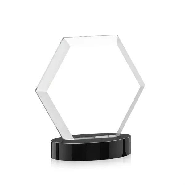 The Barnett Award features a beautifully beveled Starfire Crystal Hexagon mounted... from ASI 84592 St Regis Group / St Regis