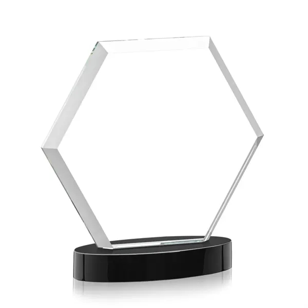 The Barnett Award features a beautifully beveled Starfire Crystal Hexagon mounted... from ASI 84592 St Regis Group / St Regis