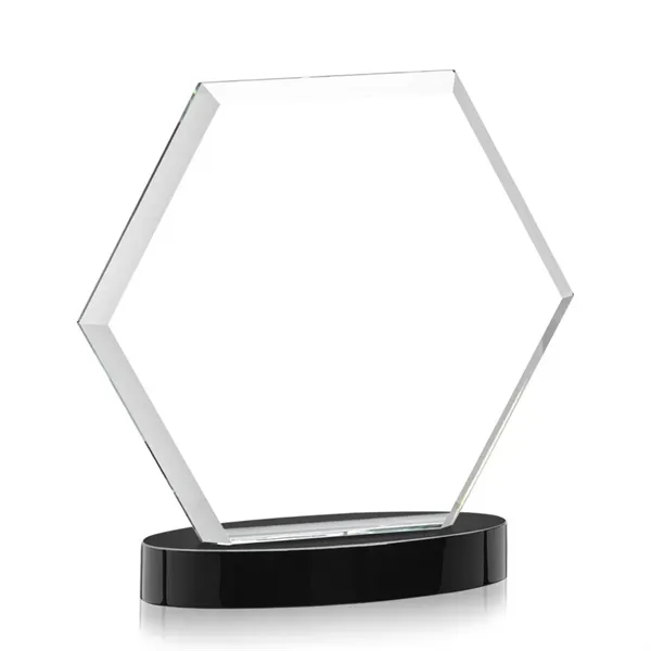 The Barnett Award features a beautifully beveled Starfire Crystal Hexagon mounted... from ASI 84592 St Regis Group / St Regis