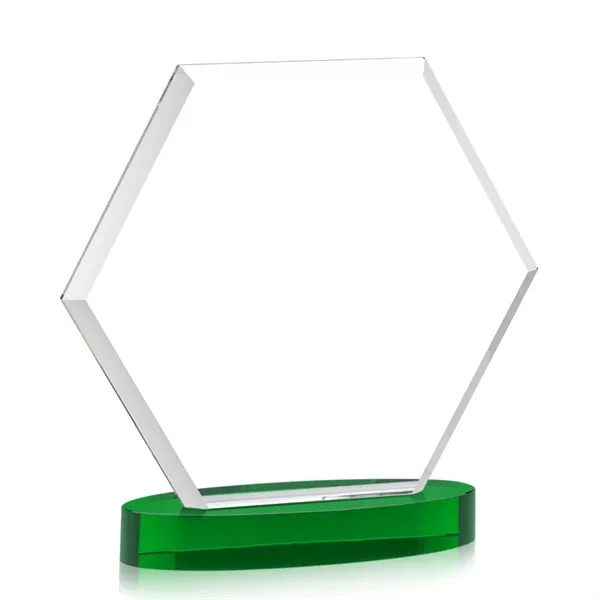 The Barnett Award features a beautifully beveled Starfire Crystal Hexagon mounted... from ASI 84592 St Regis Group / St Regis