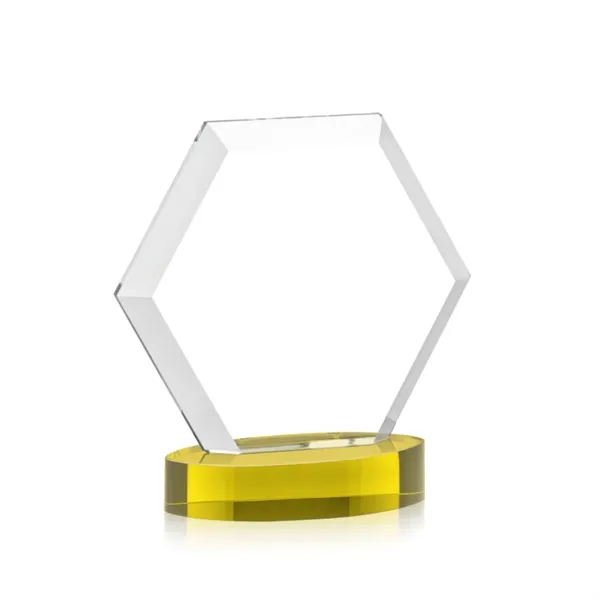 The Barnett Award features a beautifully beveled Starfire Crystal Hexagon mounted... from ASI 84592 St Regis Group / St Regis