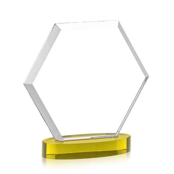 The Barnett Award features a beautifully beveled Starfire Crystal Hexagon mounted... from ASI 84592 St Regis Group / St Regis