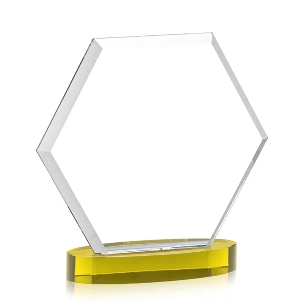 The Barnett Award features a beautifully beveled Starfire Crystal Hexagon mounted... from ASI 84592 St Regis Group / St Regis