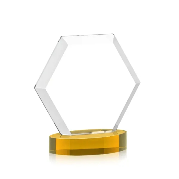 The Barnett Award features a beautifully beveled Starfire Crystal Hexagon mounted... from ASI 84592 St Regis Group / St Regis