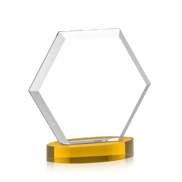 The Barnett Award features a beautifully beveled Starfire Crystal Hexagon mounted... from ASI 84592 St Regis Group / St Regis