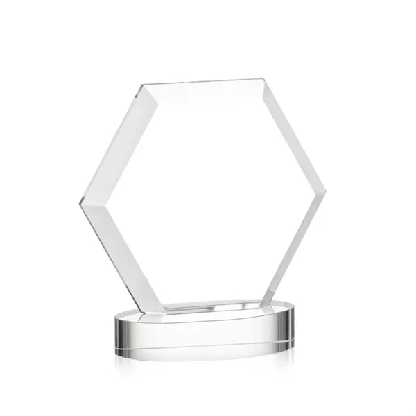 The Barnett Award features a beautifully beveled Starfire Crystal Hexagon mounted... from ASI 84592 St Regis Group / St Regis