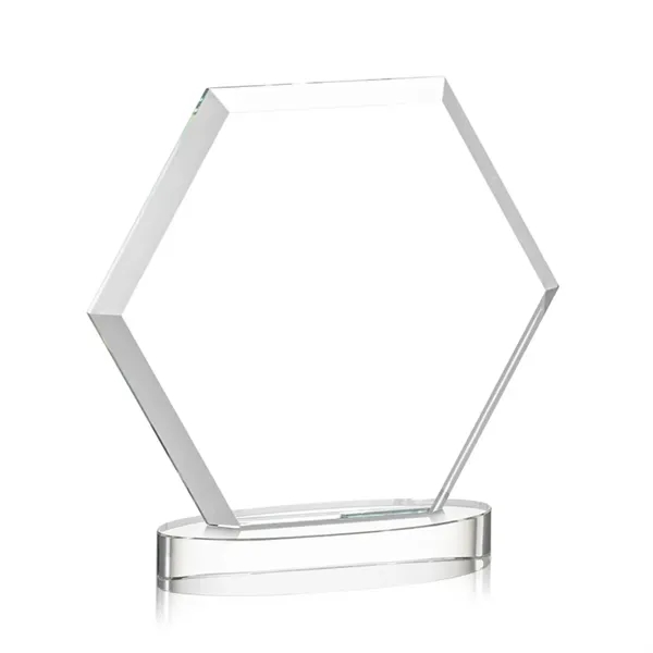 The Barnett Award features a beautifully beveled Starfire Crystal Hexagon mounted... from ASI 84592 St Regis Group / St Regis