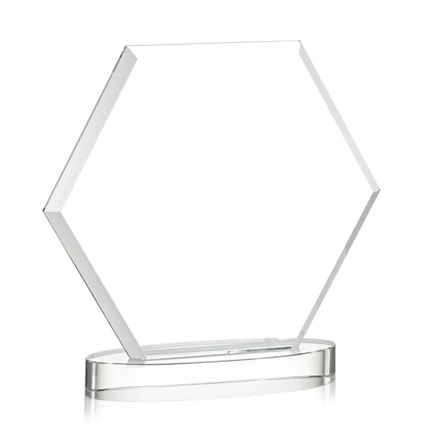 The Barnett Award features a beautifully beveled Starfire Crystal Hexagon mounted... from ASI 84592 St Regis Group / St Regis