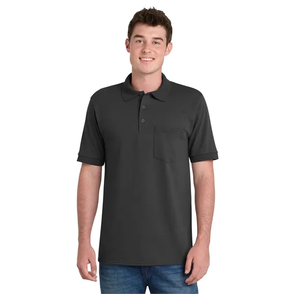 Port & Company Core Blend Jersey Knit Pocket Polo.... from ASI 84863 SanMar