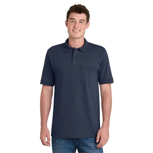 Port & Company Core Blend Jersey Knit Pocket Polo.... from ASI 84863 SanMar