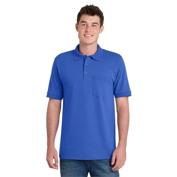 Port & Company Core Blend Jersey Knit Pocket Polo.... from ASI 84863 SanMar