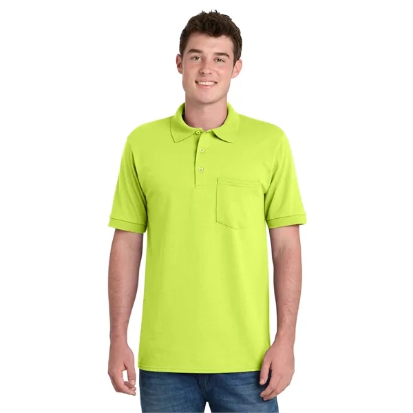 Port & Company Core Blend Jersey Knit Pocket Polo.... from ASI 84863 SanMar