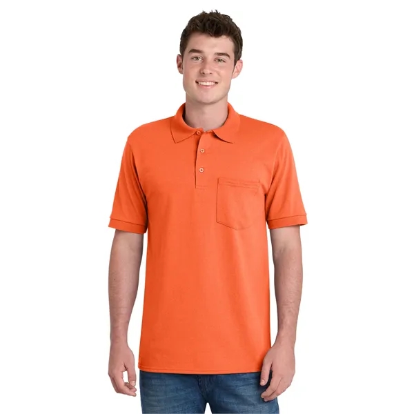 Port & Company Core Blend Jersey Knit Pocket Polo.... from ASI 84863 SanMar