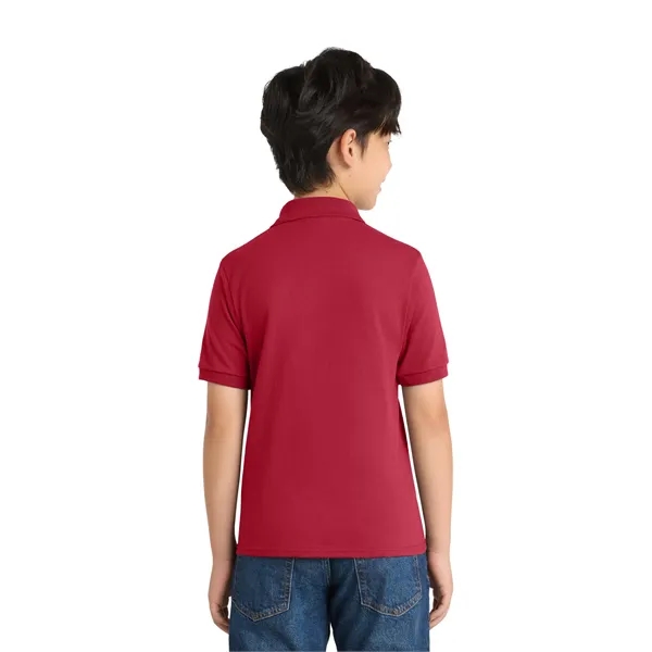 Port & Company Youth Core Blend Jersey Knit Polo.... from ASI 84863 SanMar