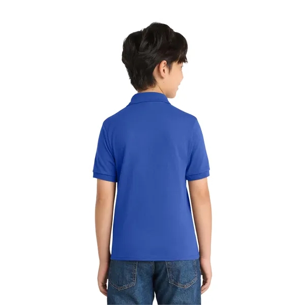 Port & Company Youth Core Blend Jersey Knit Polo.... from ASI 84863 SanMar