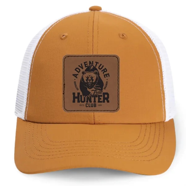 Imperial X210SM 6-Panel The Structured Performance Mesh Hat with leatherette patch... from ASI 74601 Calico