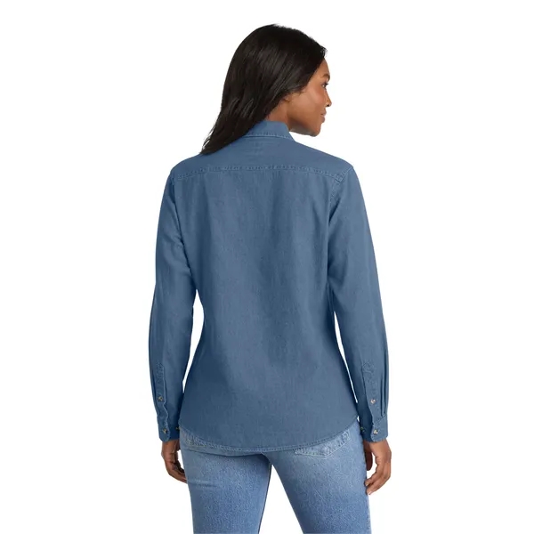 Port & Company - Ladies Long Sleeve Value Denim Shirt.... from ASI 84863 SanMar