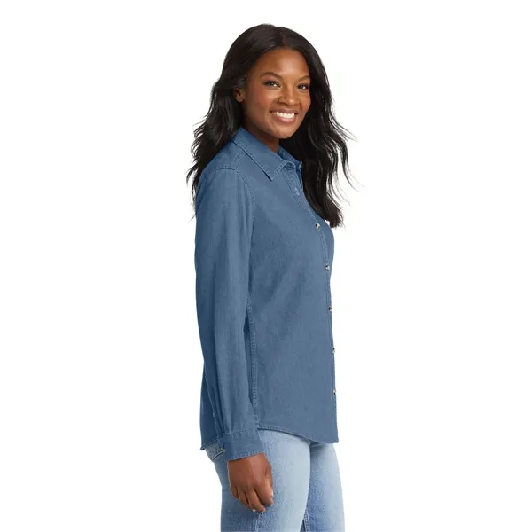 Port & Company - Ladies Long Sleeve Value Denim Shirt.... from ASI 84863 SanMar