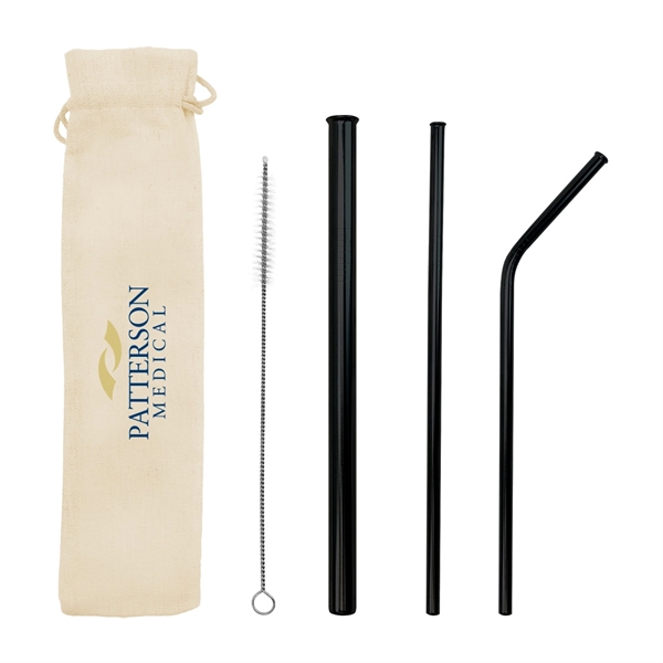 Stainless Steel Straw Set... from ASI 31517 Admart Products / Admart Line