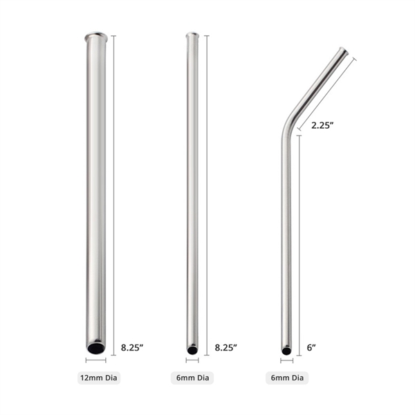 Stainless Steel Straw Set... from ASI 31517 Admart Products / Admart Line