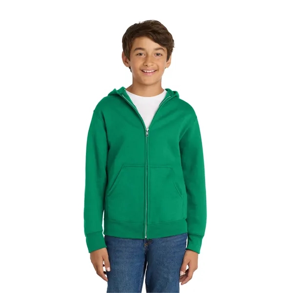 Port & Company - Youth Core Fleece Full-Zip Hooded Sweats...... from ASI 84863 SanMar
