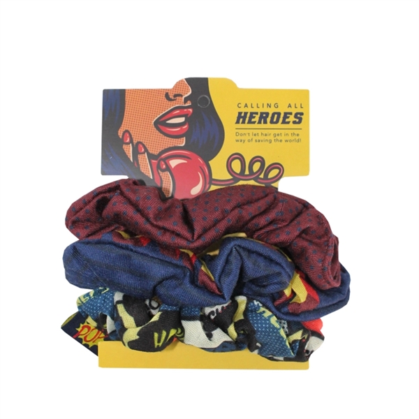 Full-color, full-bleed scrunchie with ability to add hang tag and woven... from ASI 45657 Pop! Promos