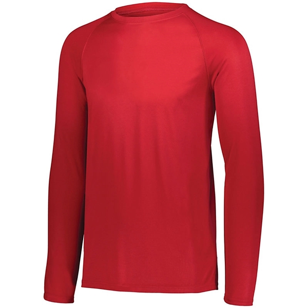 This Attain Wicking Long Sleeve Tee is made from one hundred... from ASI 37461 Augusta Sportswear