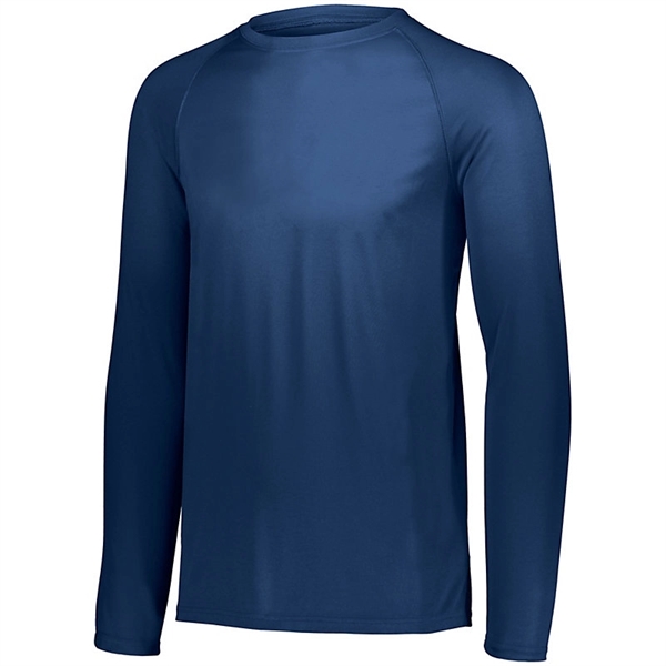 This Attain Wicking Long Sleeve Tee is made from one hundred... from ASI 37461 Augusta Sportswear