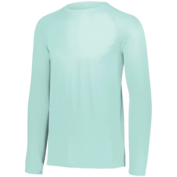 This Attain Wicking Long Sleeve Tee is made from one hundred... from ASI 37461 Augusta Sportswear