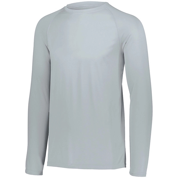 This Attain Wicking Long Sleeve Tee is made from one hundred... from ASI 37461 Augusta Sportswear